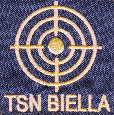 Distintivo storico TSN Biella — ricamo originale